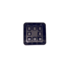 Plato Cuadrado Elevado 50 Uds