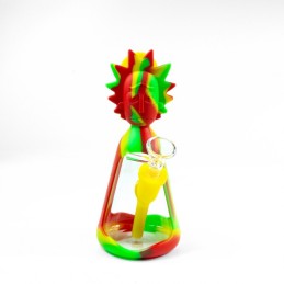 Bong Silicona R Rasta 19 cm